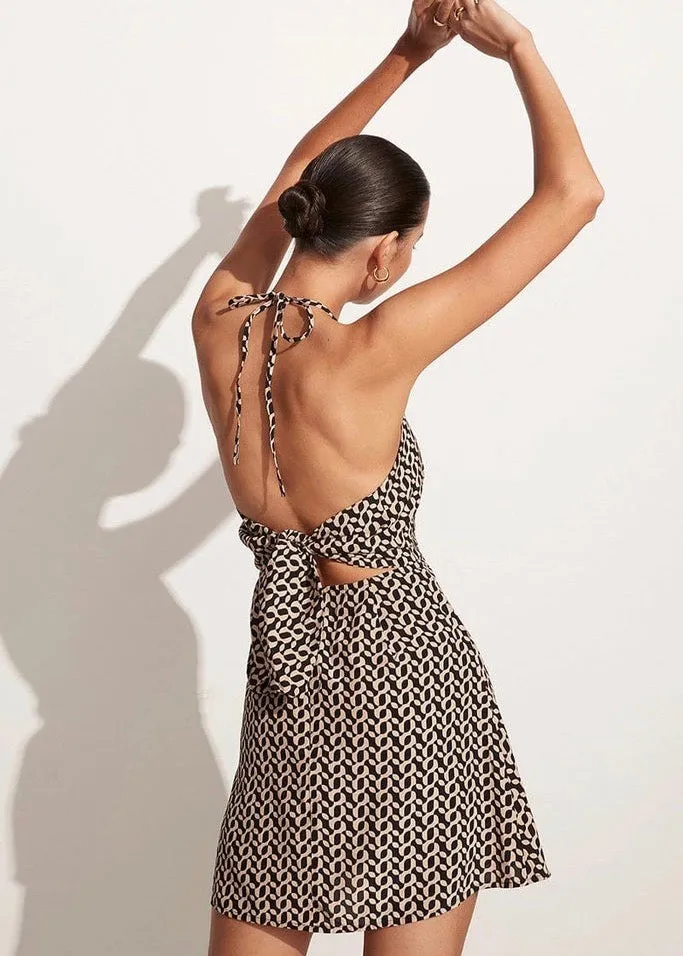 Gaia Mini Dress (Bisett Print)
