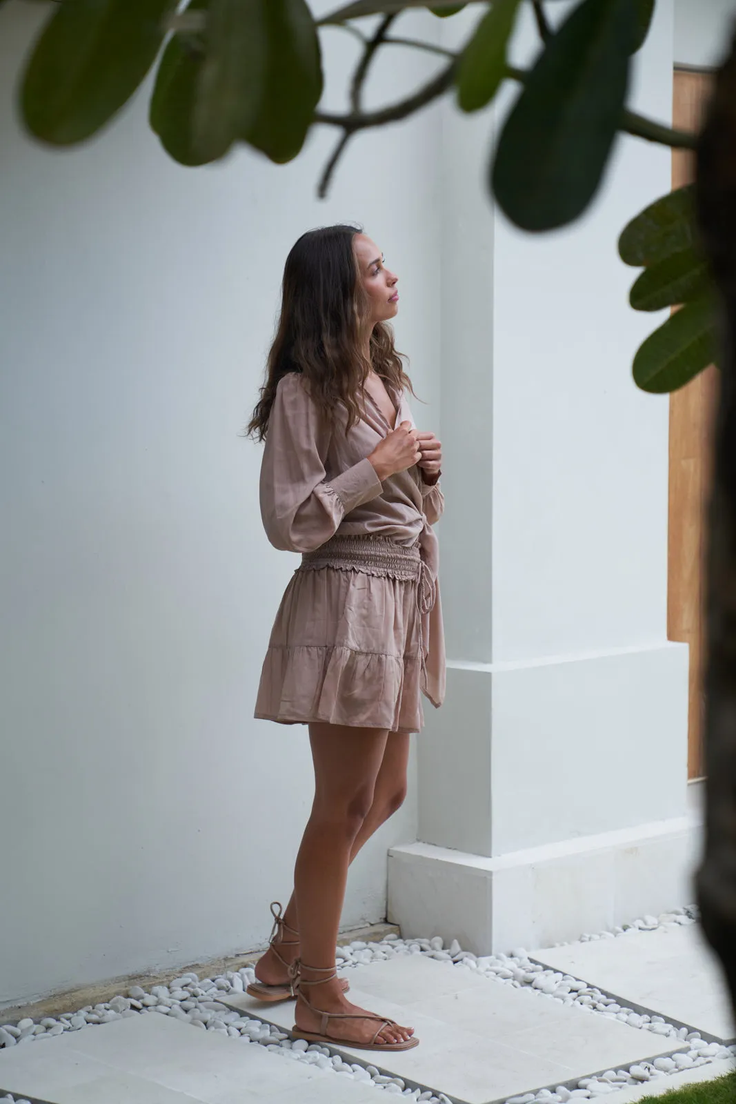 GINNY Voile Skirt (Blush)