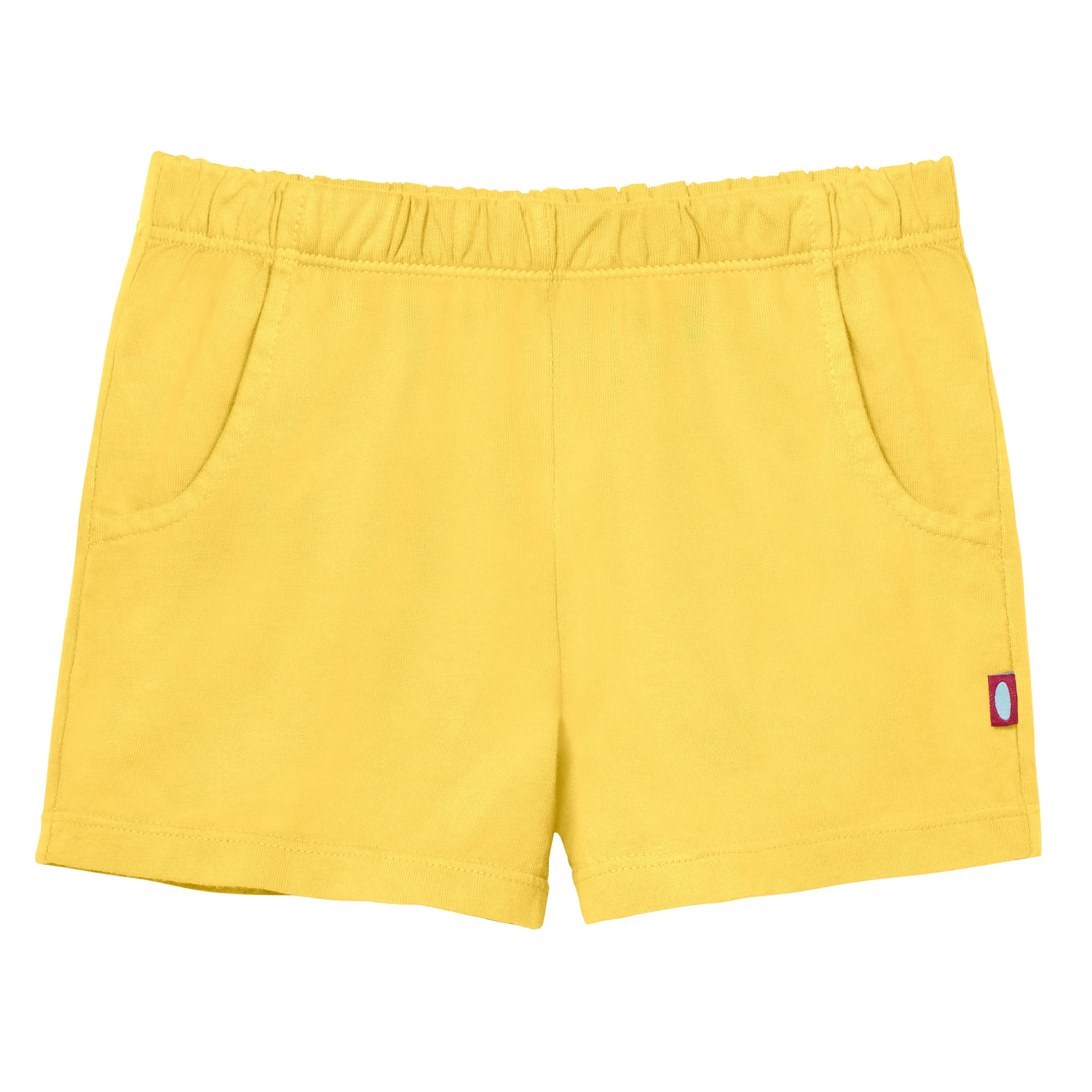 Girls Soft Cotton UPF 50  Jersey Pocket Shorts | Yellow