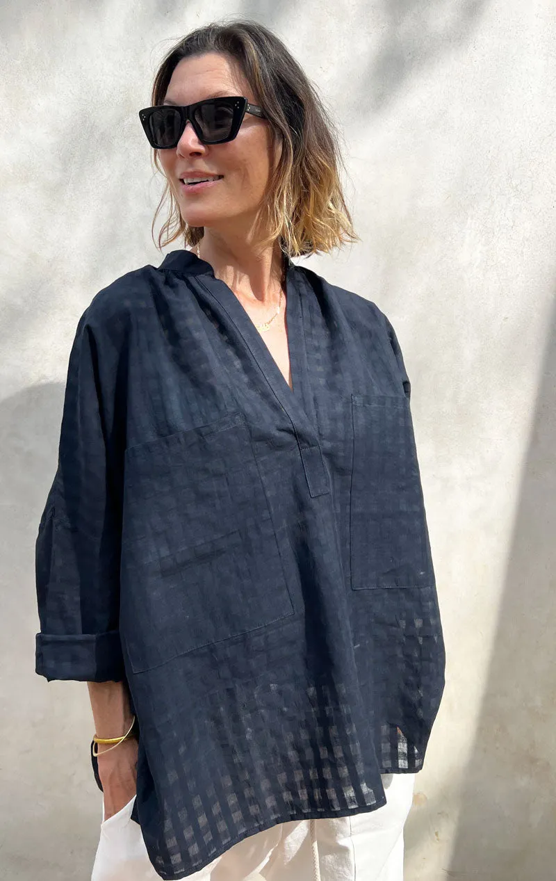 Grid Long Sleeve Shirt