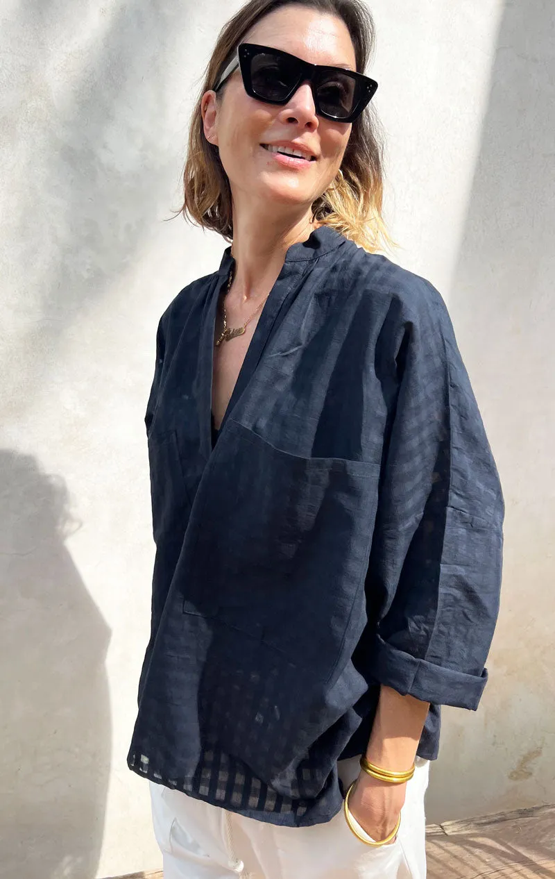 Grid Long Sleeve Shirt