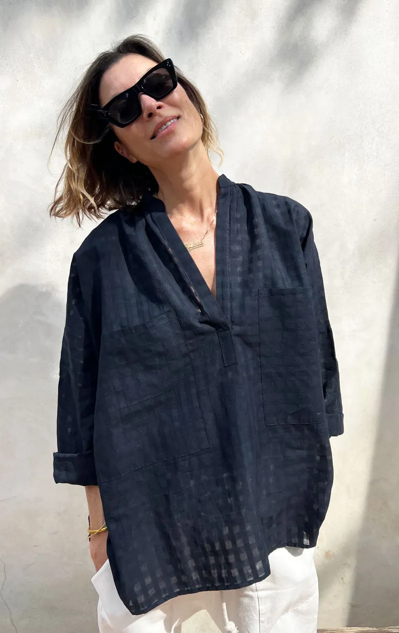 Grid Long Sleeve Shirt