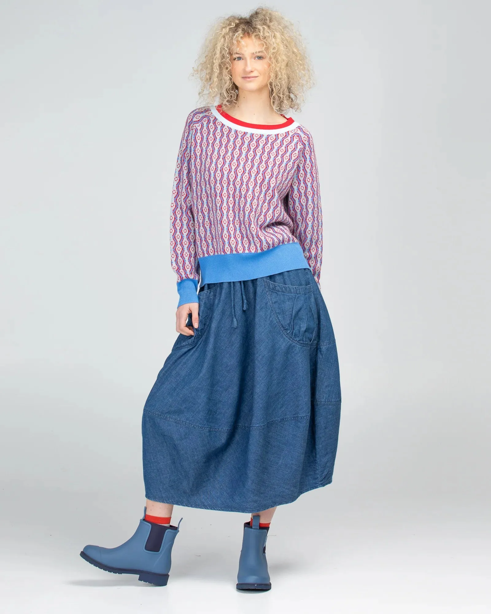 Guru Skirt Basic - Winter Wash Denim