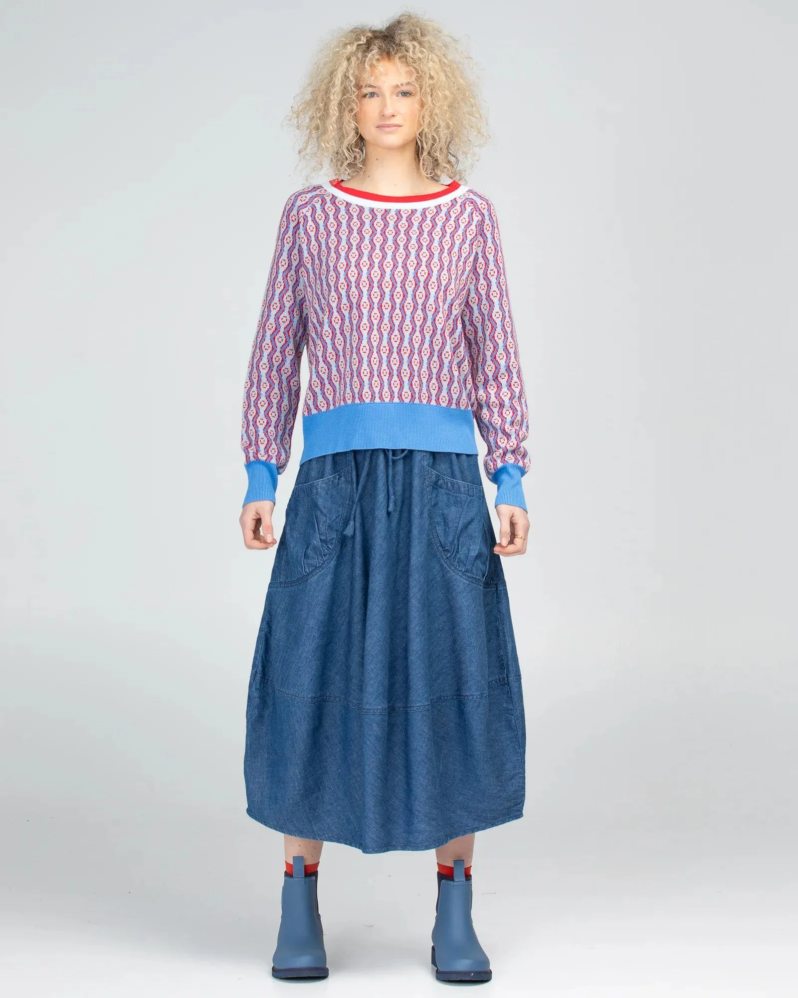 Guru Skirt Basic - Winter Wash Denim