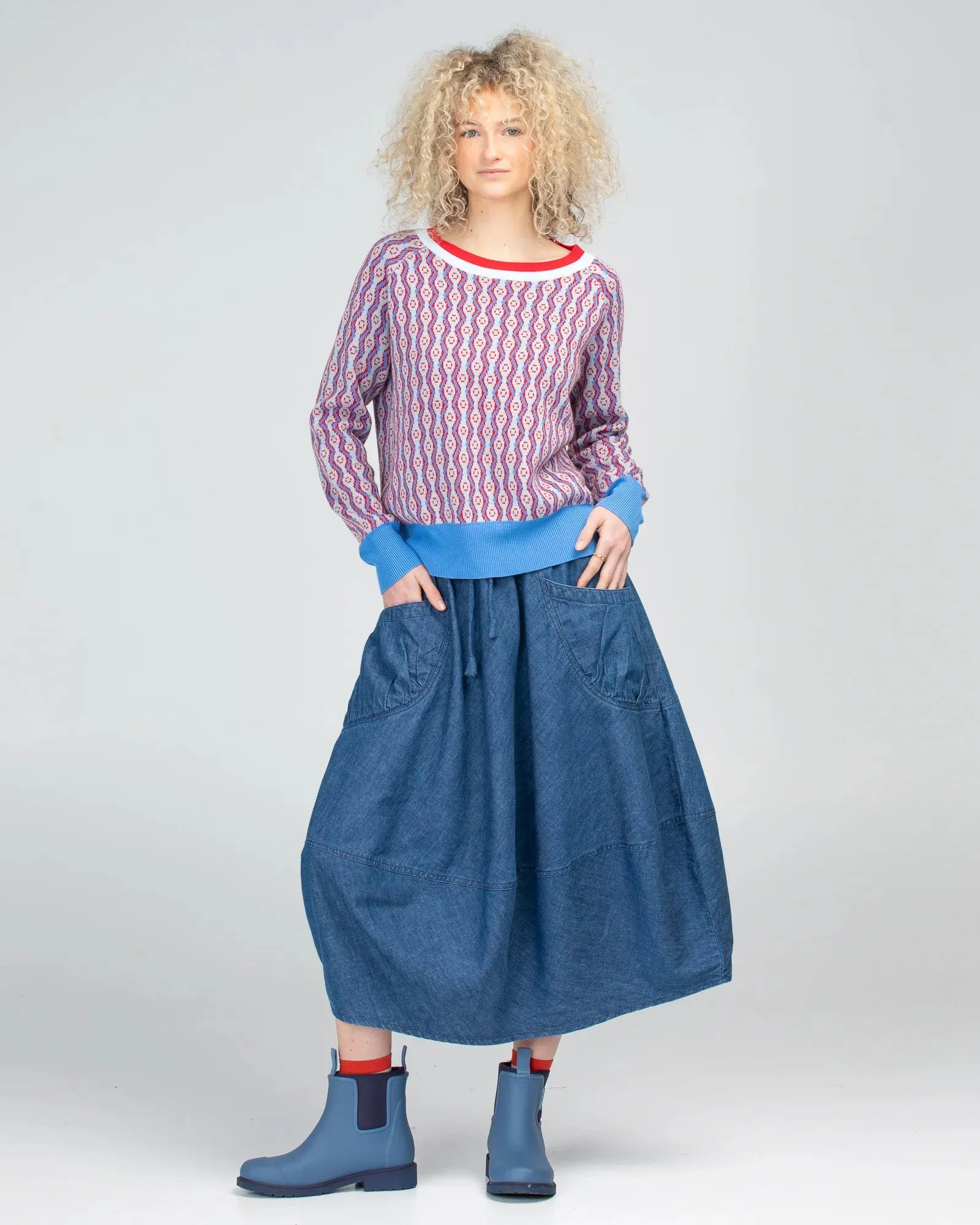 Guru Skirt Basic - Winter Wash Denim