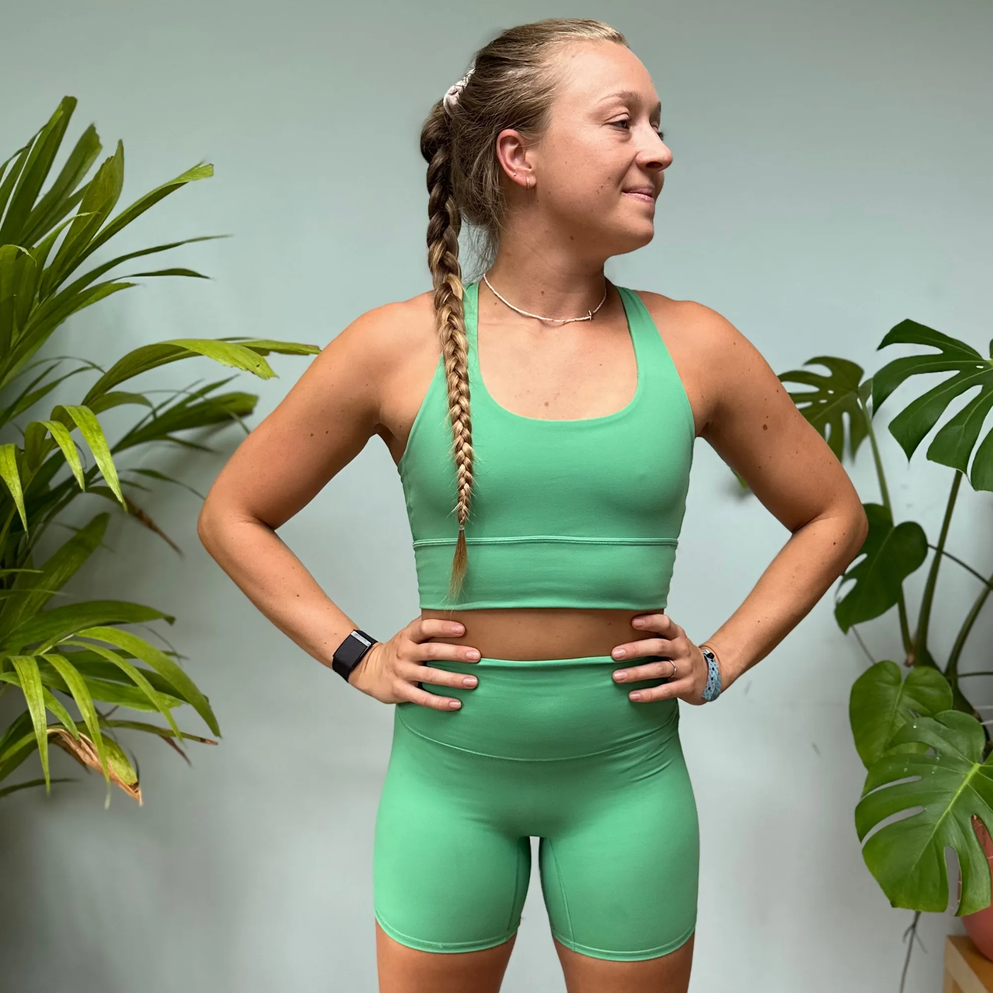 Halo Flex 6" Shorts in Mint Green