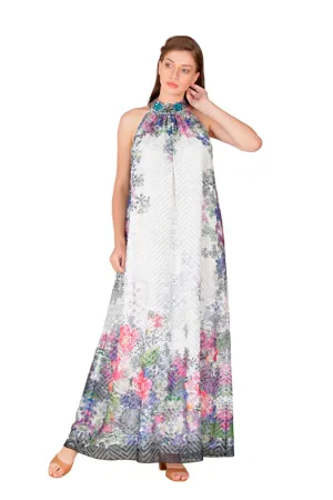 Halter Neck Maxi Dress