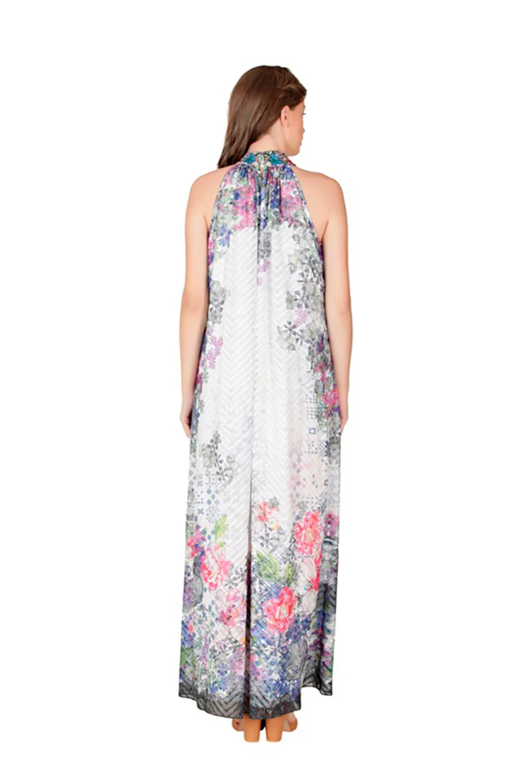 Halter Neck Maxi Dress