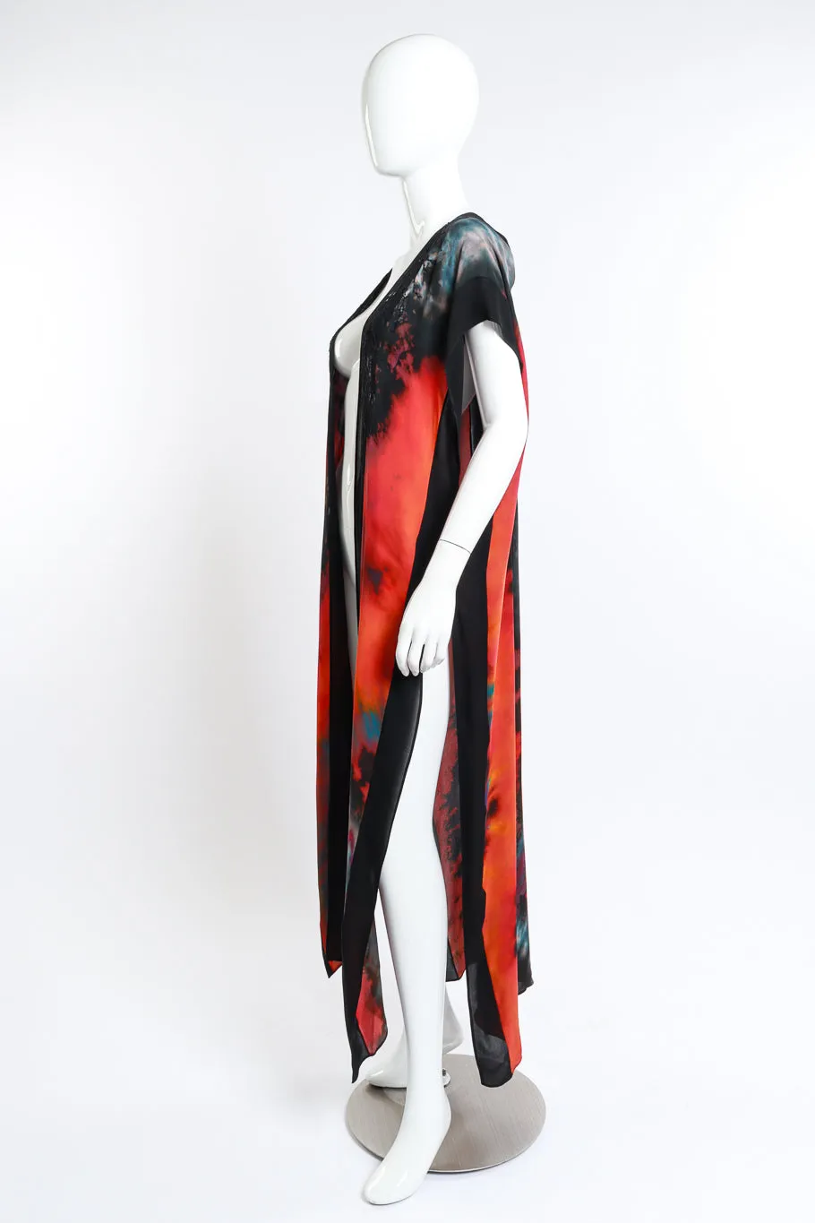 Hand Embroidered Tie Dye Duster