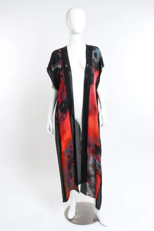 Hand Embroidered Tie Dye Duster