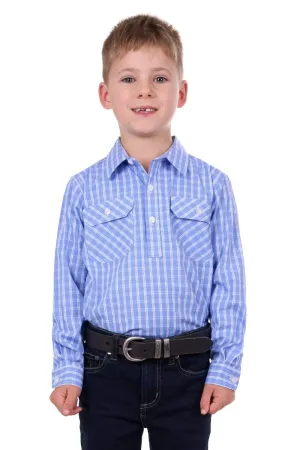 Hard Slog Shirt Boys Ron Half Button