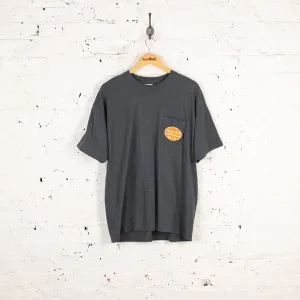 Harley Davidson Jackson Hole Dealership Pocket  T Shirt - Grey - XL