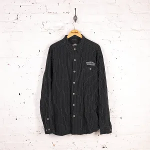 Harley Davidson Pinstripe Shirt - Black - XXL