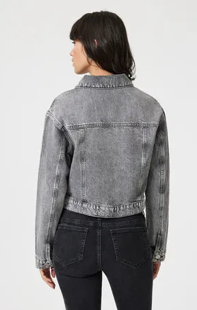 Harmony Denim Jacket-Light Smoke