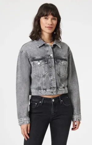 Harmony Denim Jacket-Light Smoke