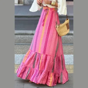 'Harmony' Drawstring High Waist Skirt