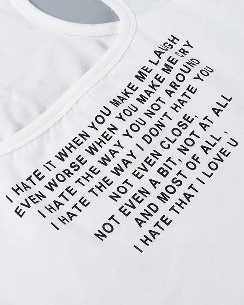 Hate That I Love You Baby Tank Top
