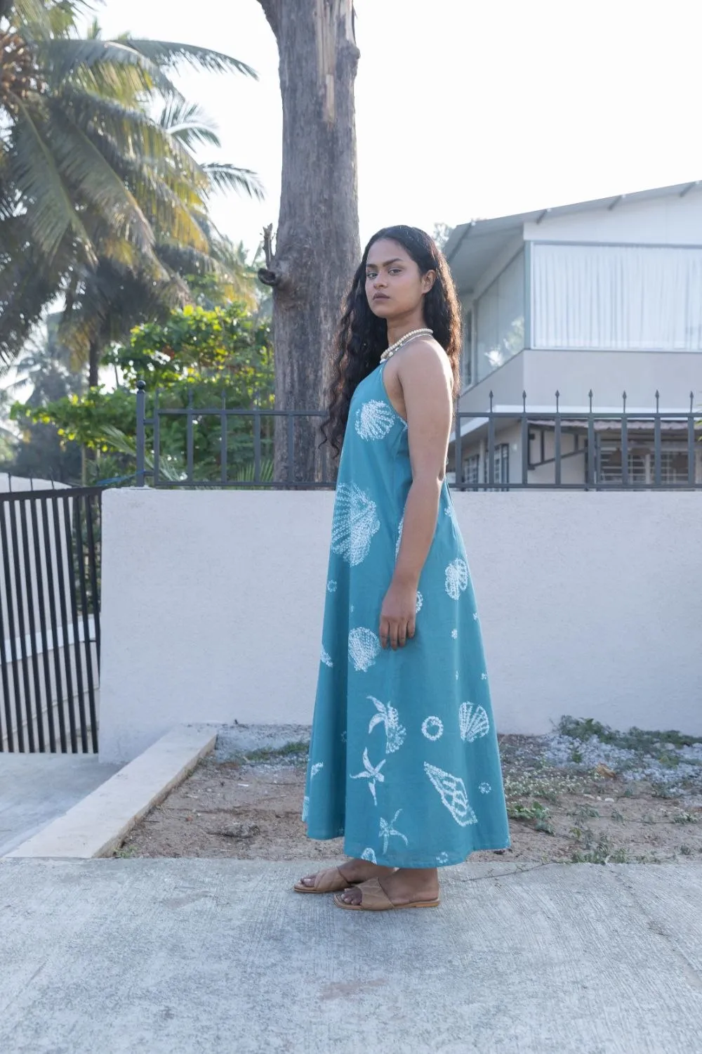 HAWAII HALTER NECK DRESS