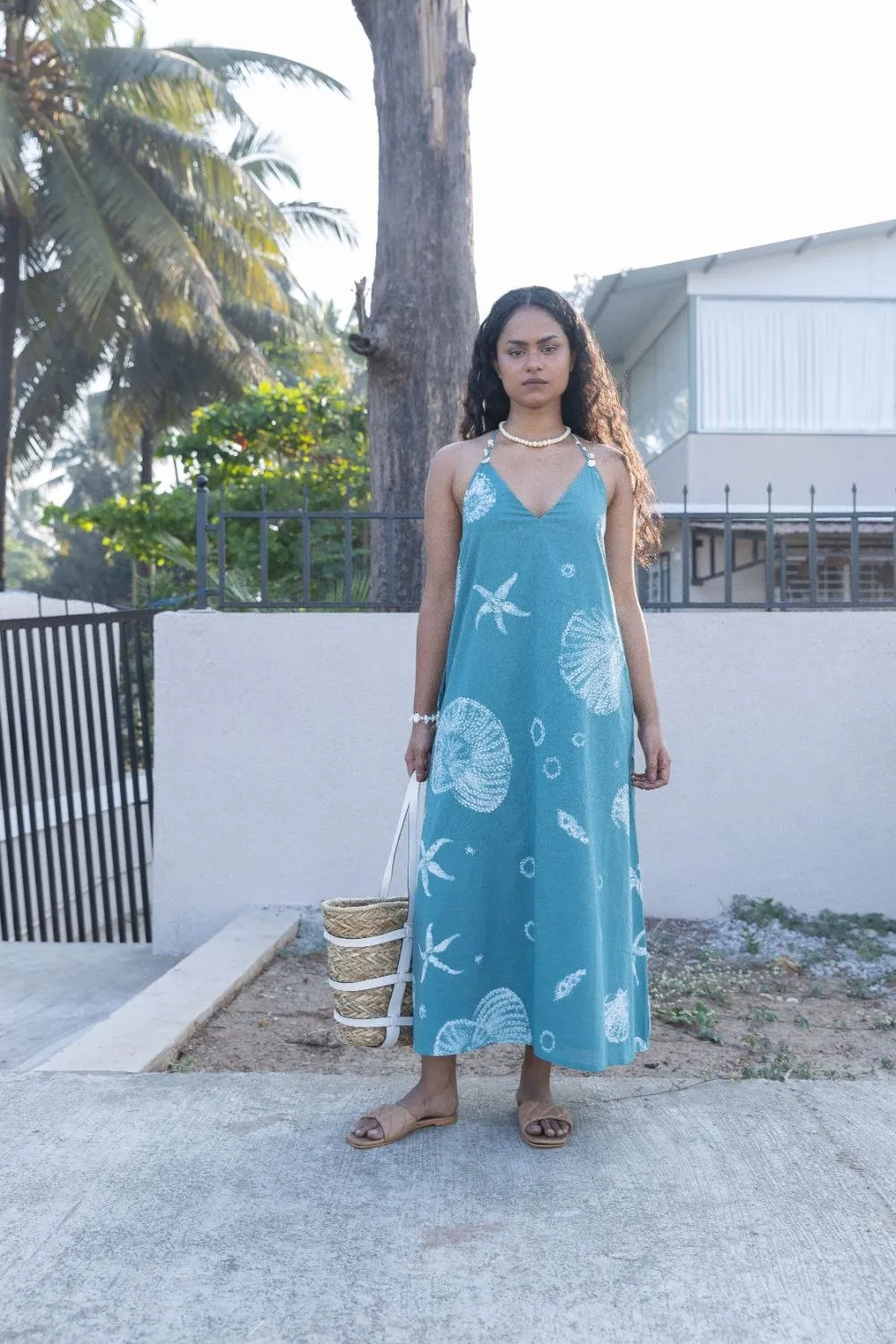 HAWAII HALTER NECK DRESS