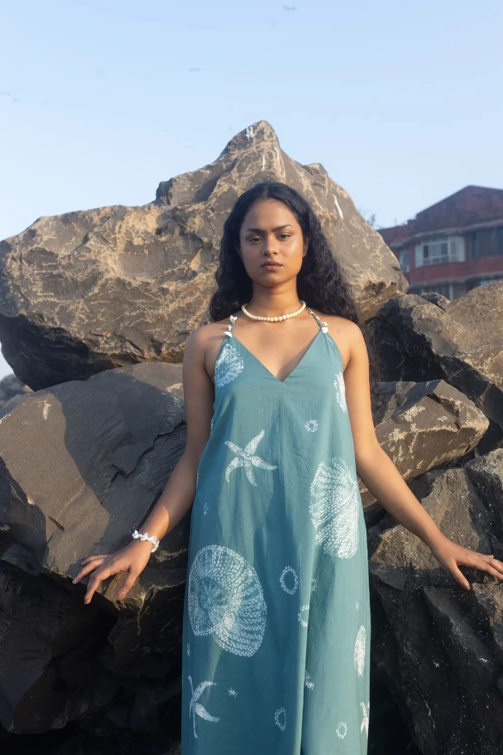 HAWAII HALTER NECK DRESS