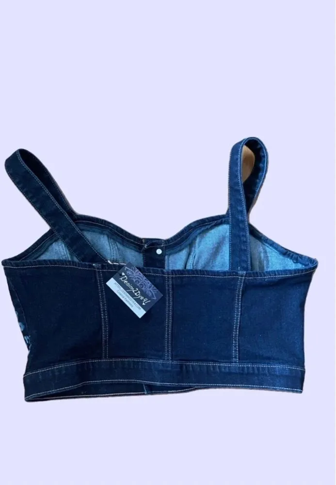 Hibiscus Heaven Corset Tank Top