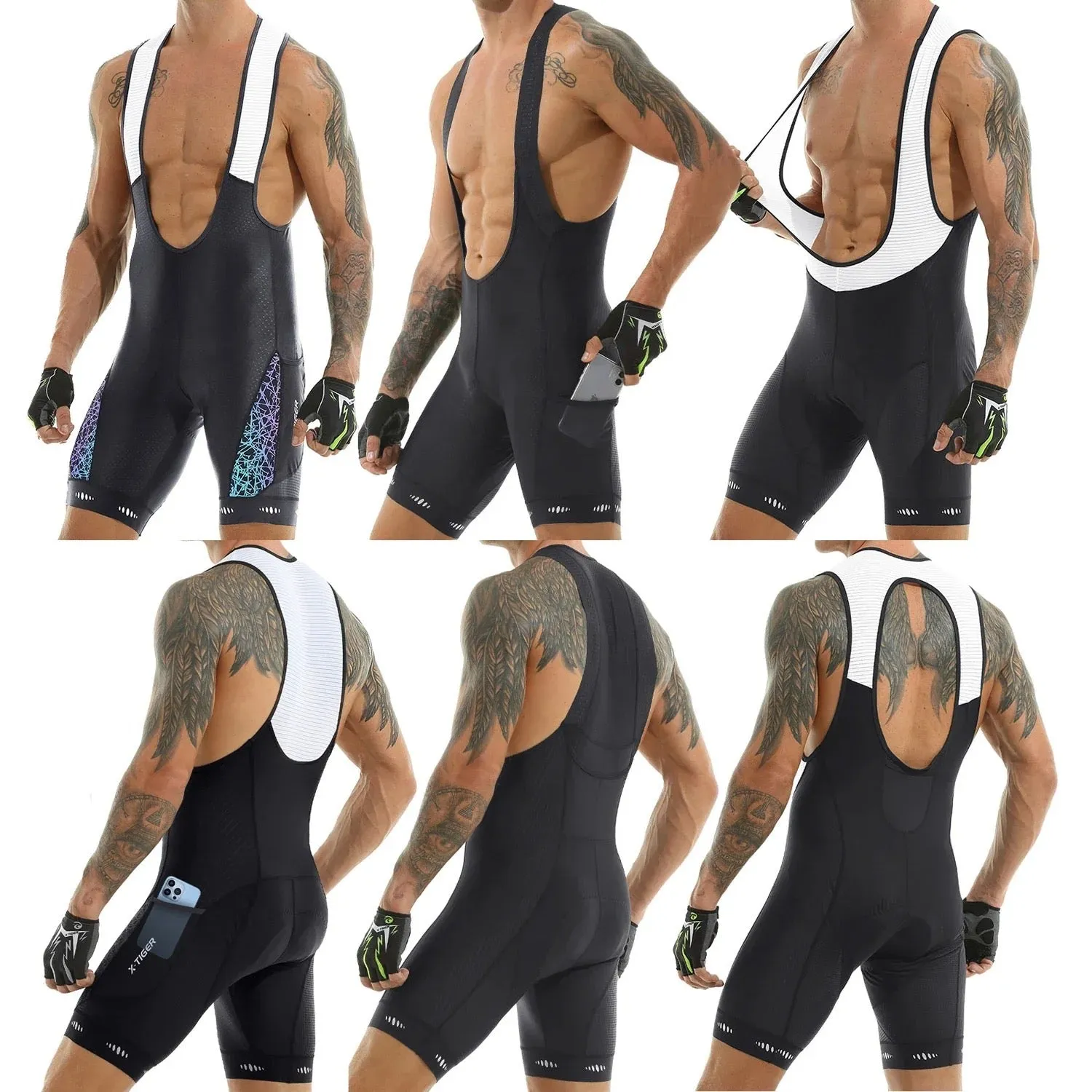 High-Performance Cycling Bib Shorts