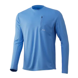 HUK ICON X POCKET LONG SLEEVE