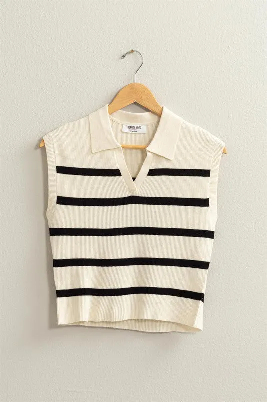 HYFVE Striped Polo Vest