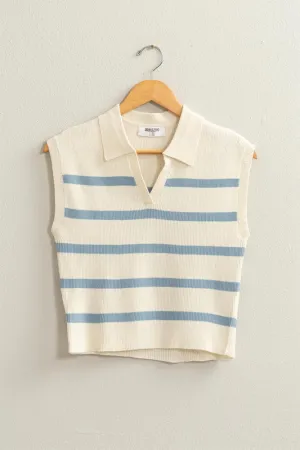HYFVE Striped Polo Vest