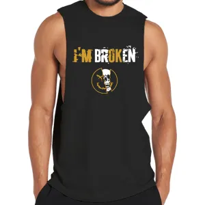I'm Ok Print Graphic Tank Top