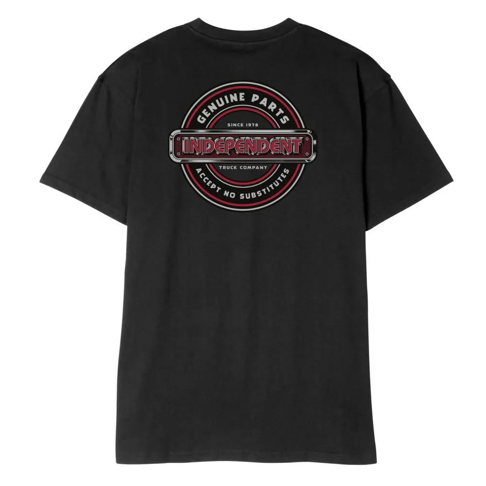 Independent T-Shirt Accept No Substitutes T-Shirt - Black