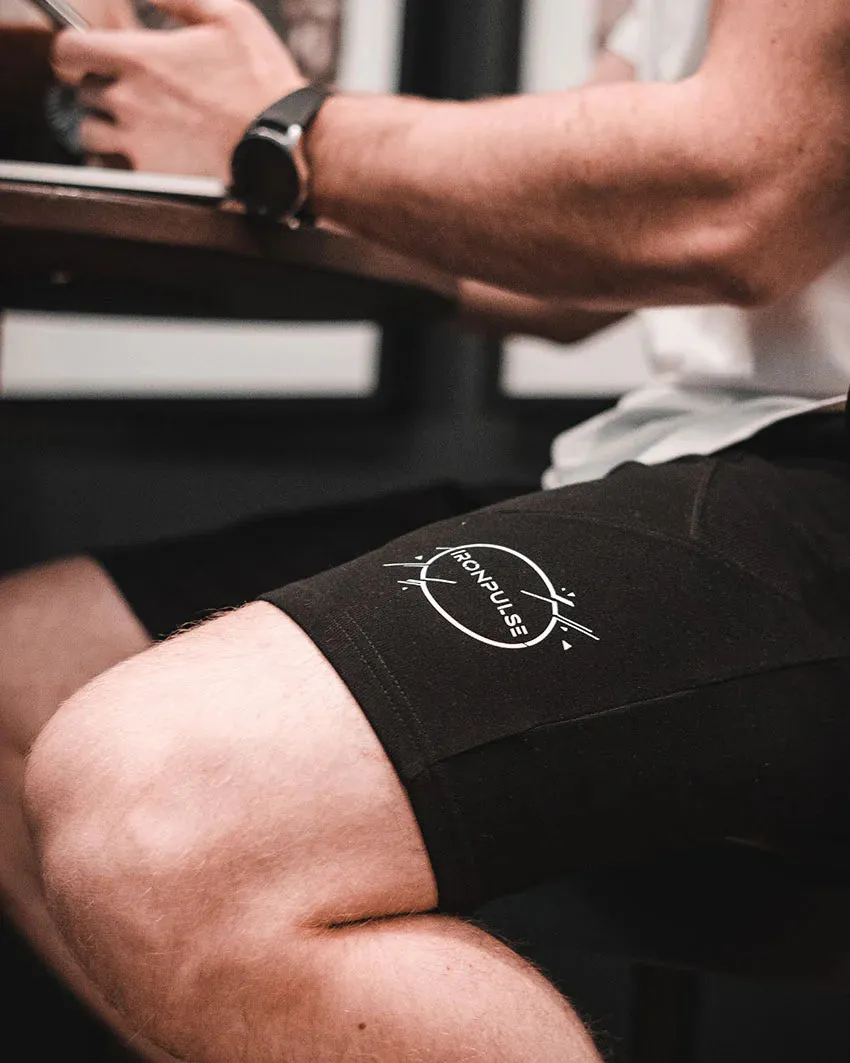 Iron Pulse Men's Black Knit Everyday Shorts *Final Sale*