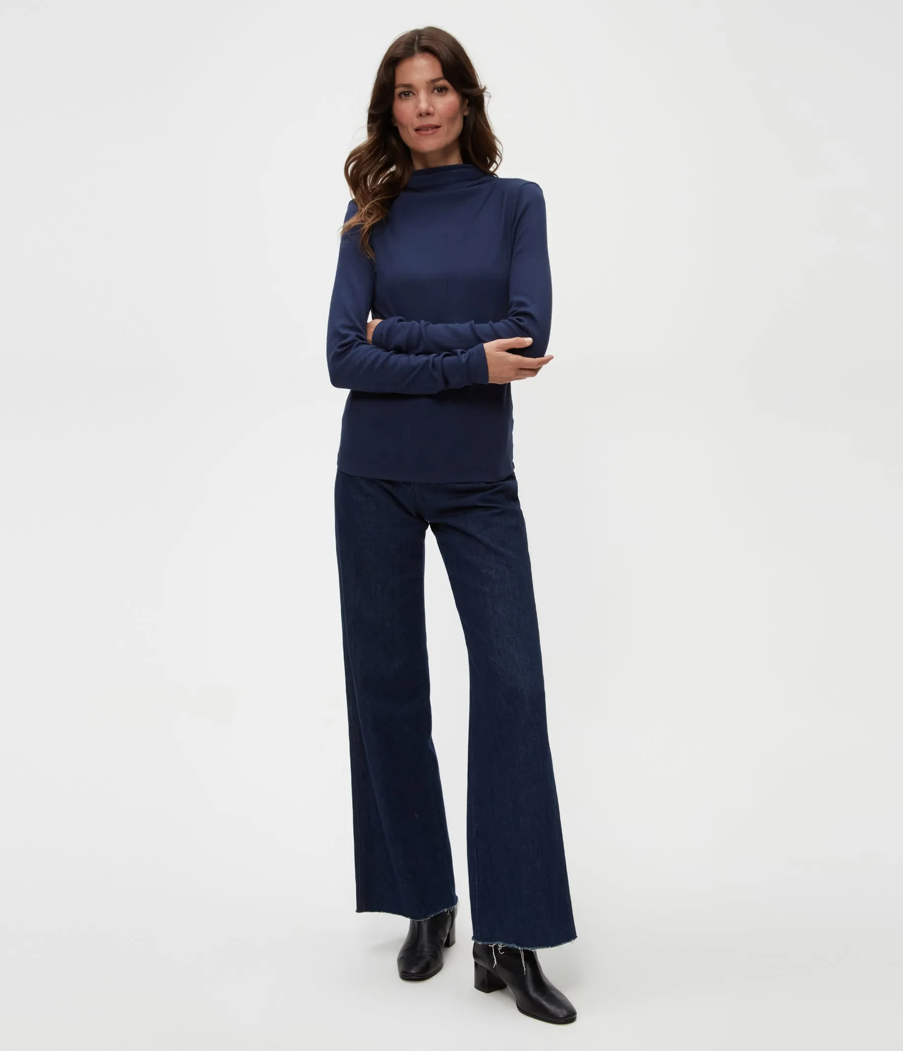 Janine Mock Neck Top