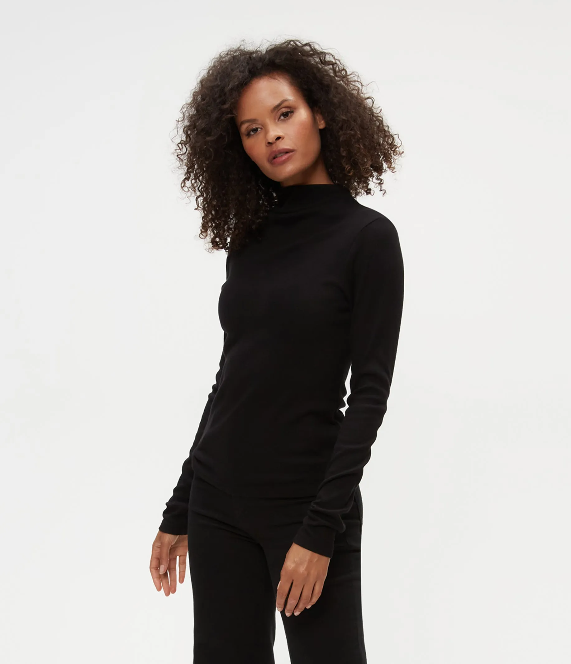 Janine Mock Neck Top
