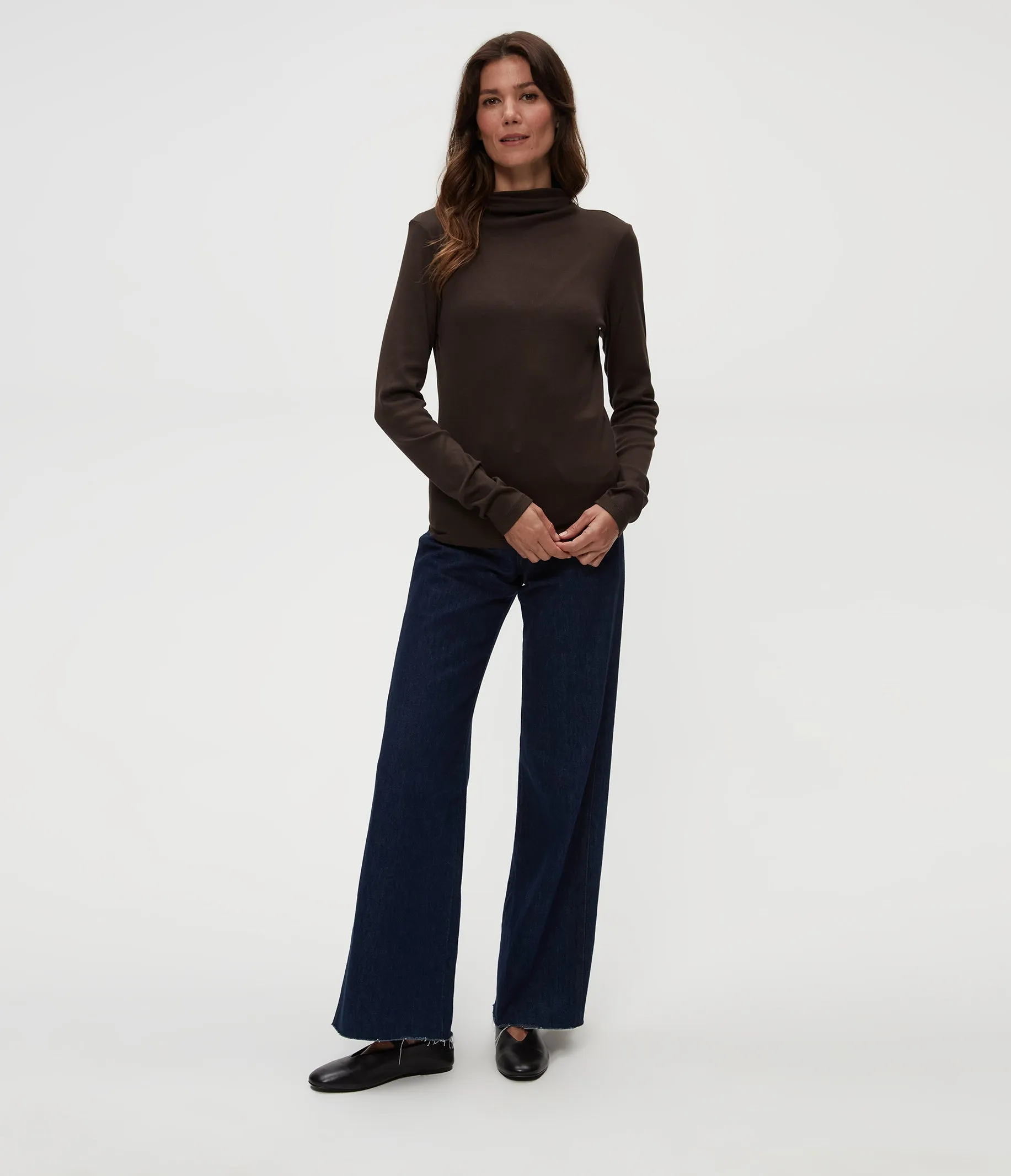 Janine Mock Neck Top