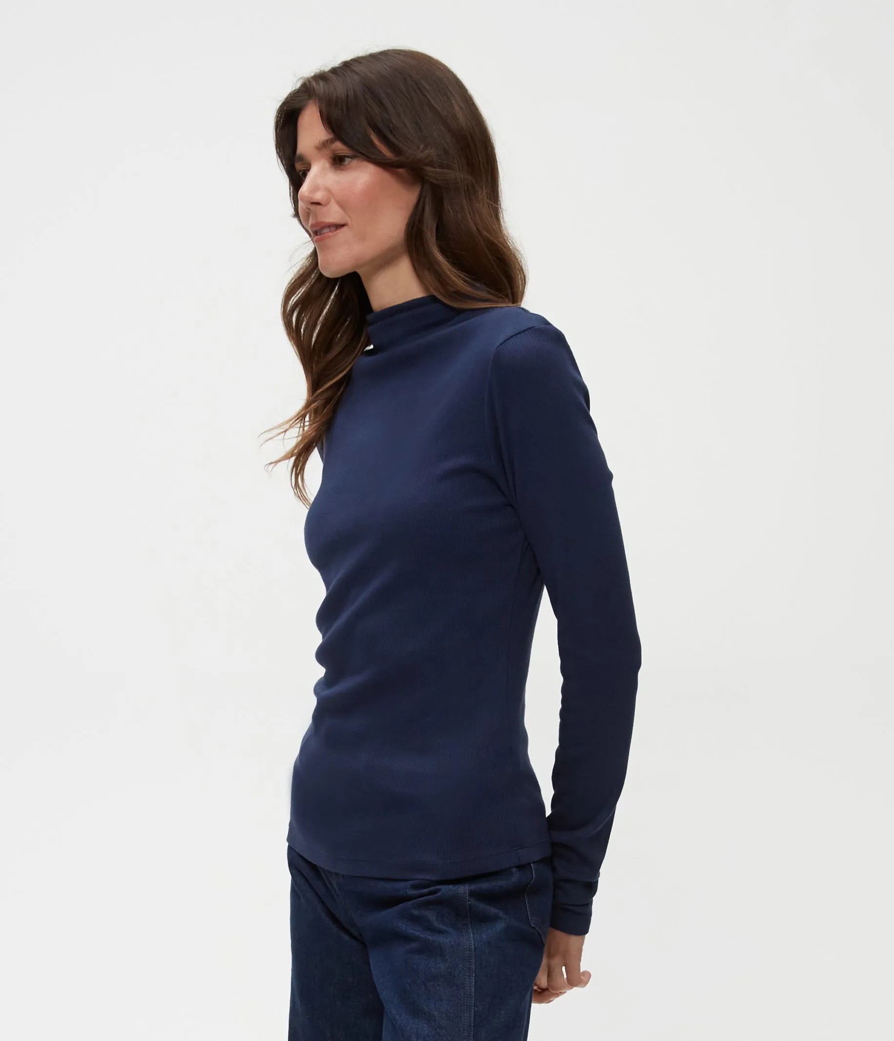 Janine Mock Neck Top