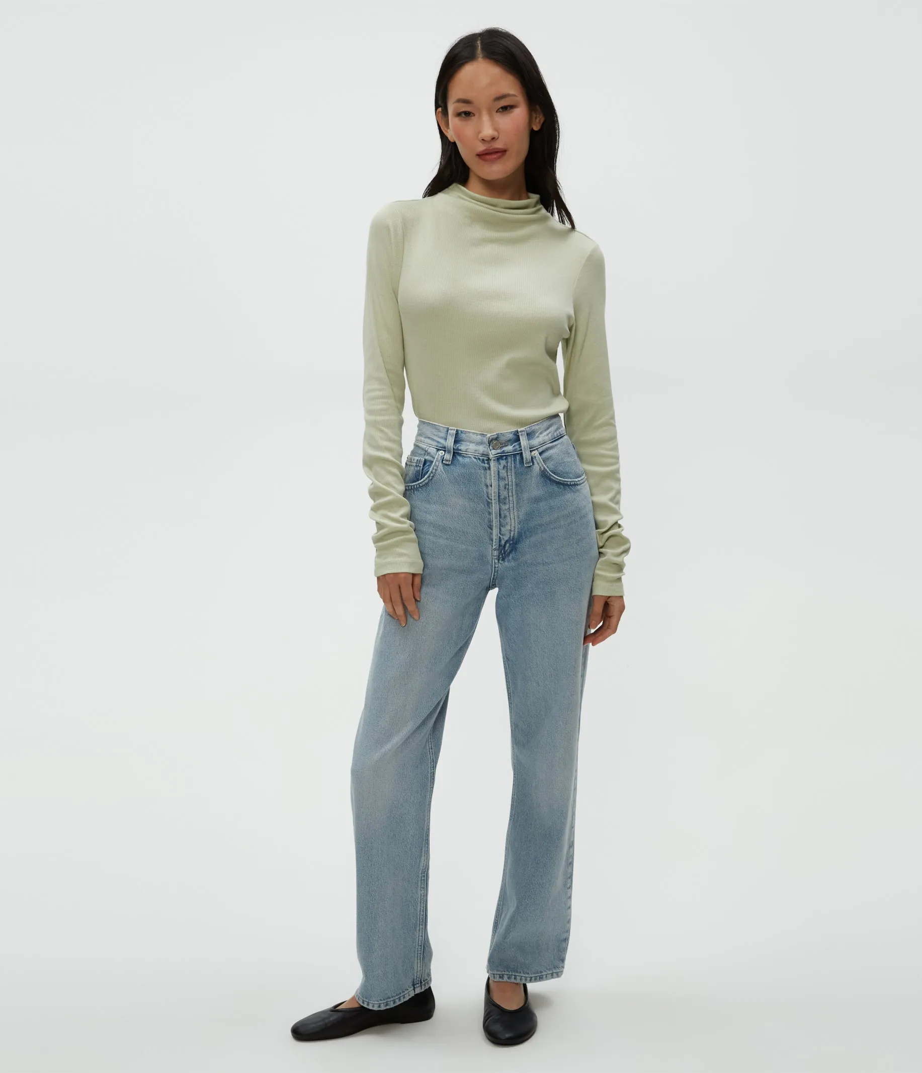 Janine Mock Neck Top