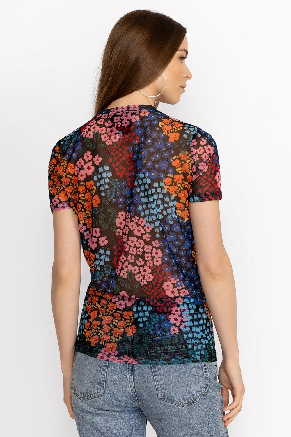 Johnny Was Astrid Mesh Tee L14124-3