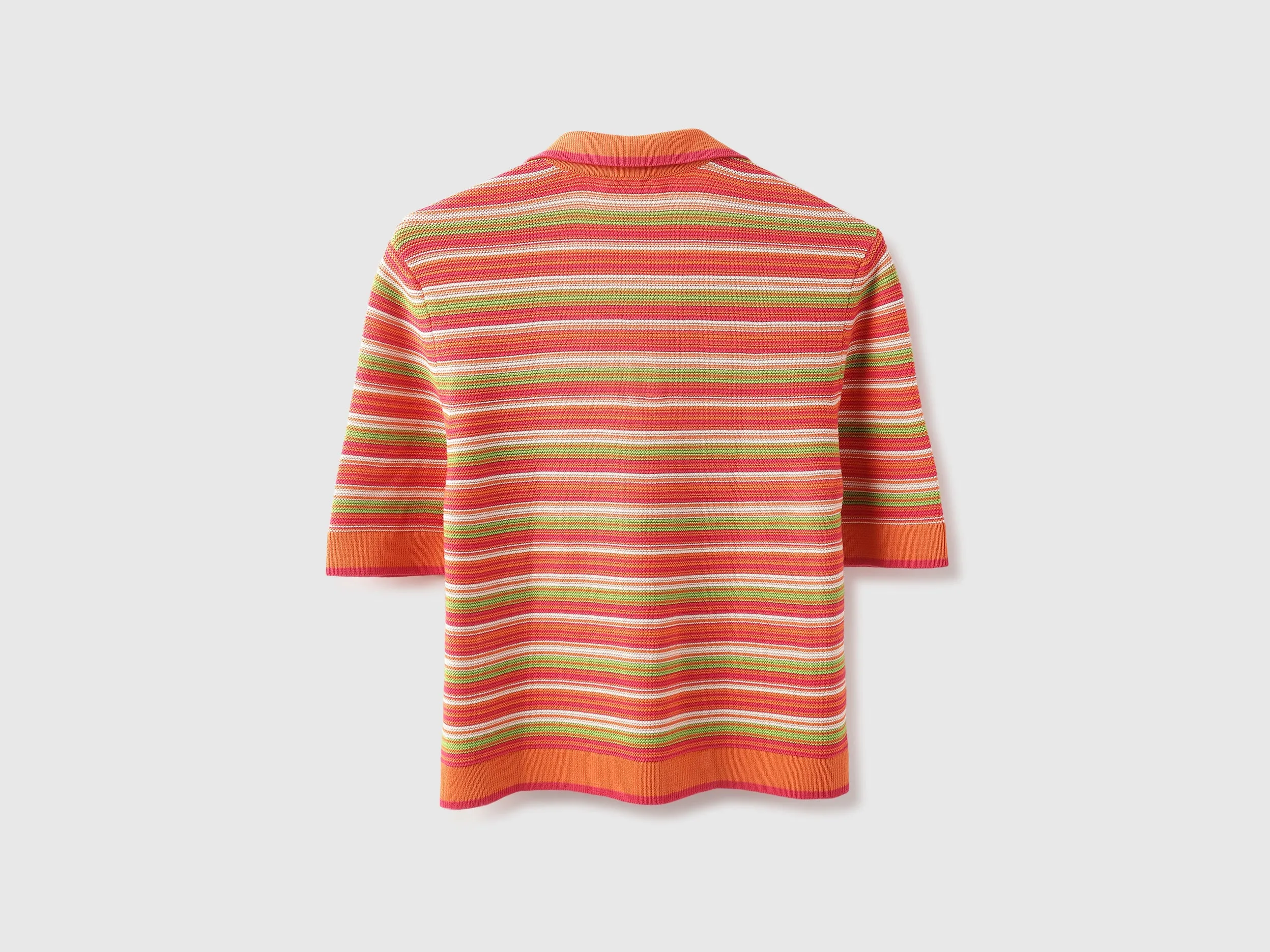 Johny Collar Striped Top
