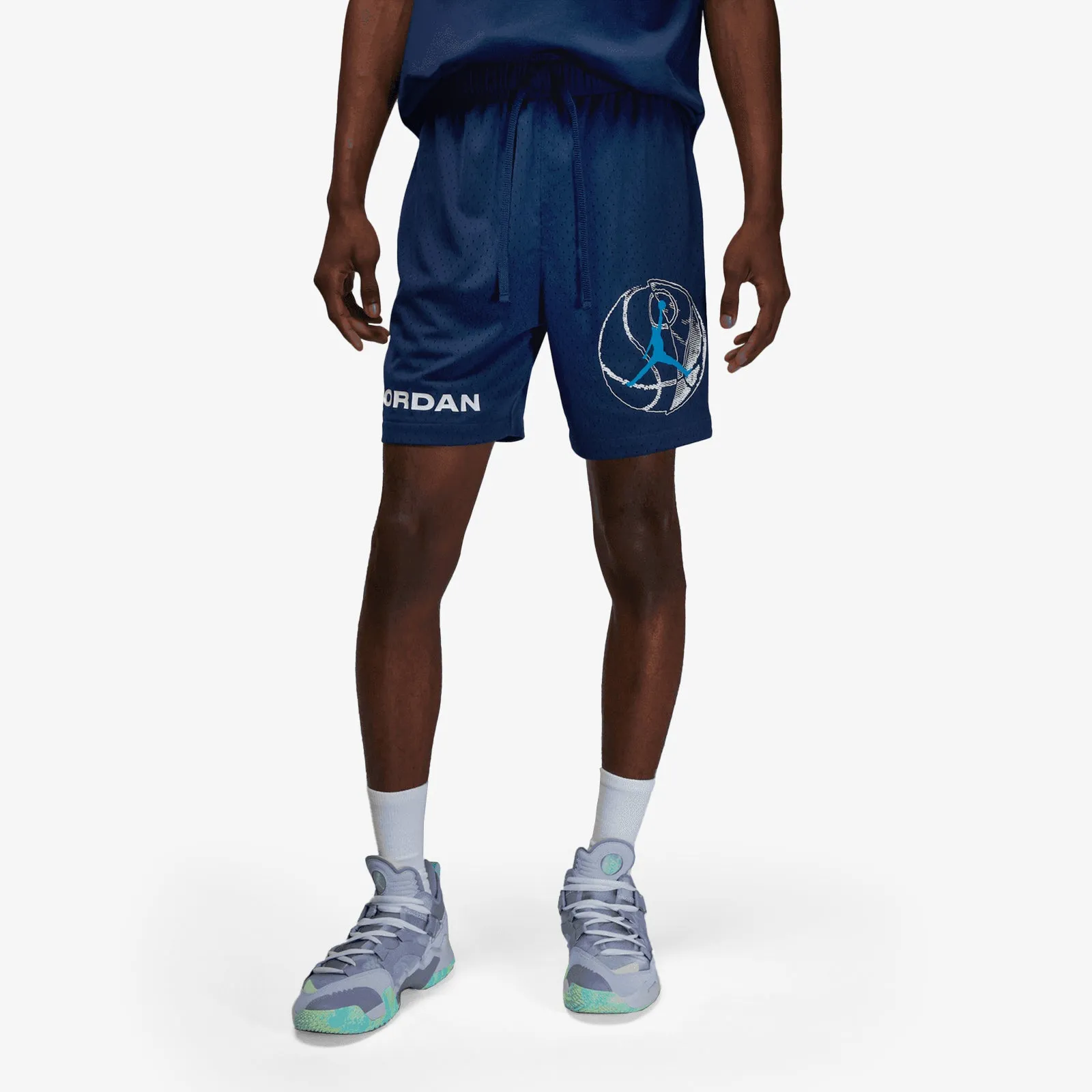 Jordan Sport Dri-FIT Breakfast Club Mesh Shorts - Navy