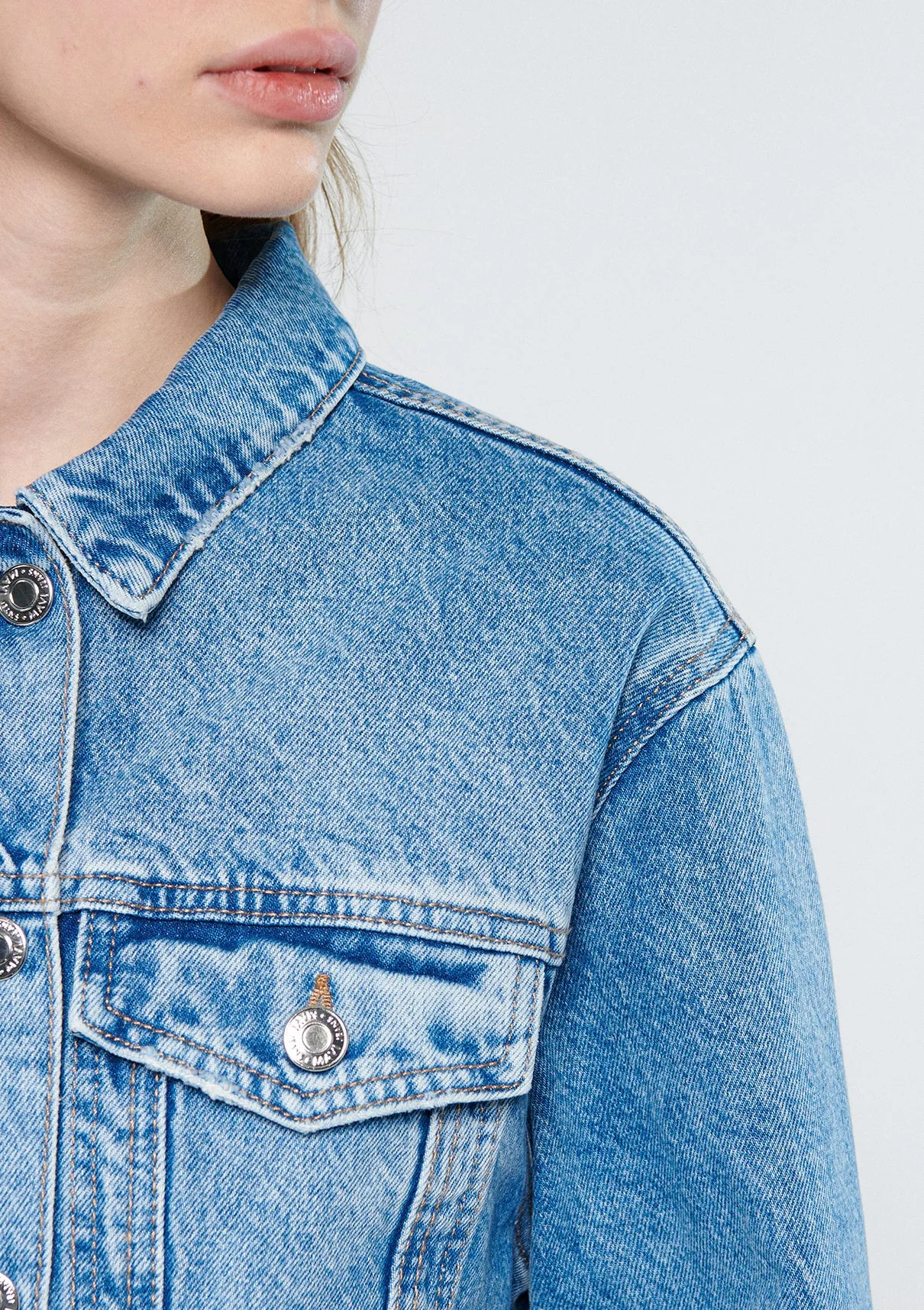 Karla Light Blue Denim Jean Jacket