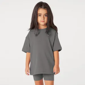 Kids Tales Children's Cycling Shorts Set -  Storm Grey