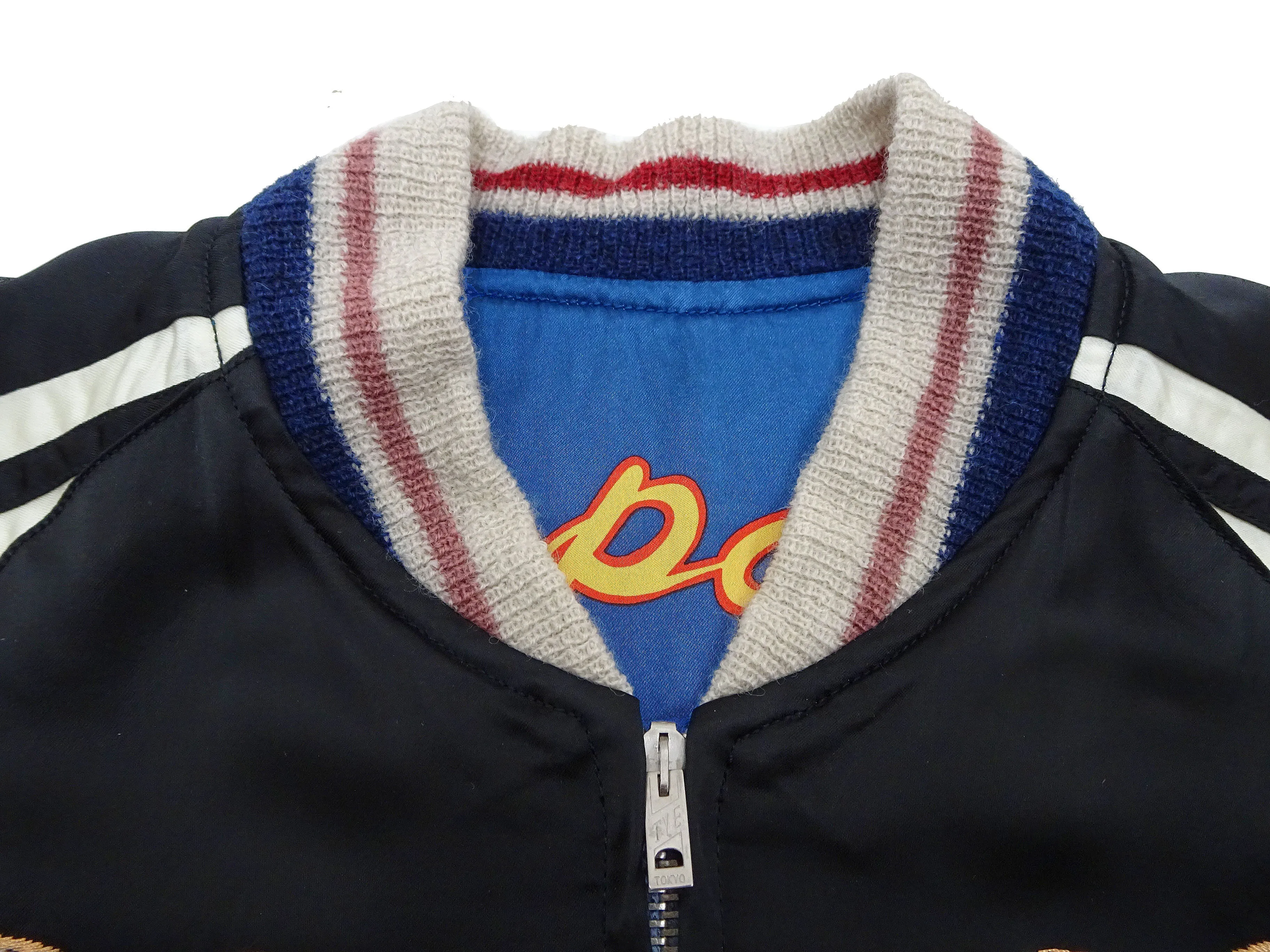 KOSHO & CO. Jacket Tailor Toyo Sukajan Men's Japanese Souvenir Jacket Dragon Embroidery x Japan Map Print TT15531 TT15531-119