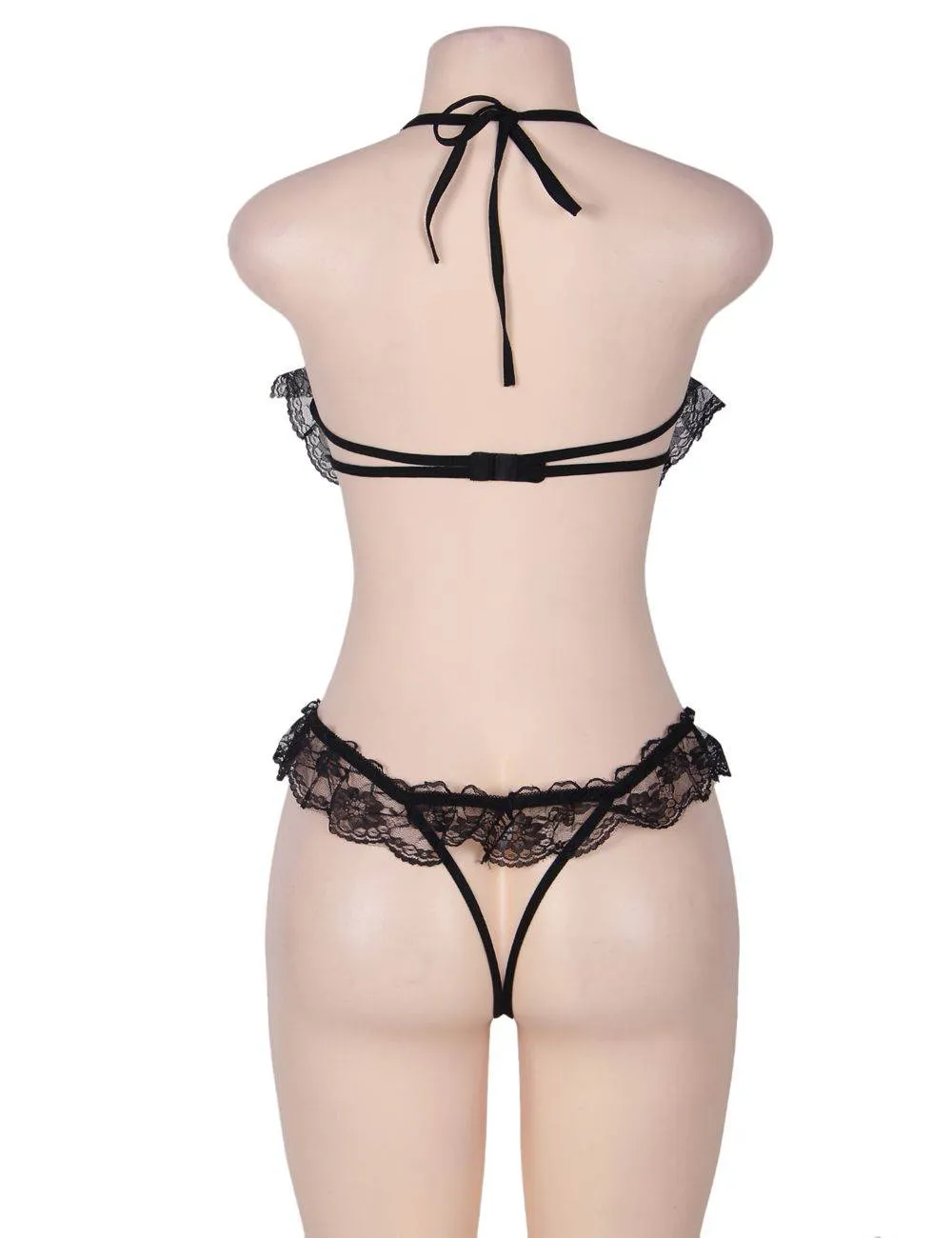 Lace Halter Babydoll Egypt Showing Nipples