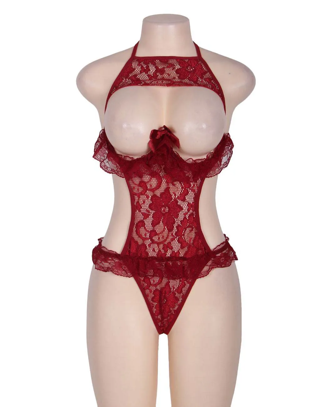 Lace Halter Babydoll Egypt Showing Nipples
