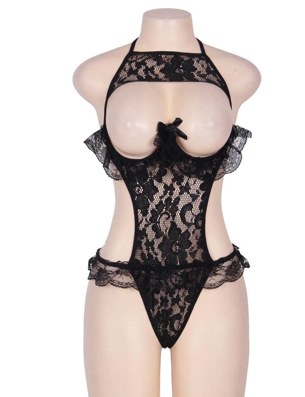 Lace Halter Babydoll Egypt Showing Nipples