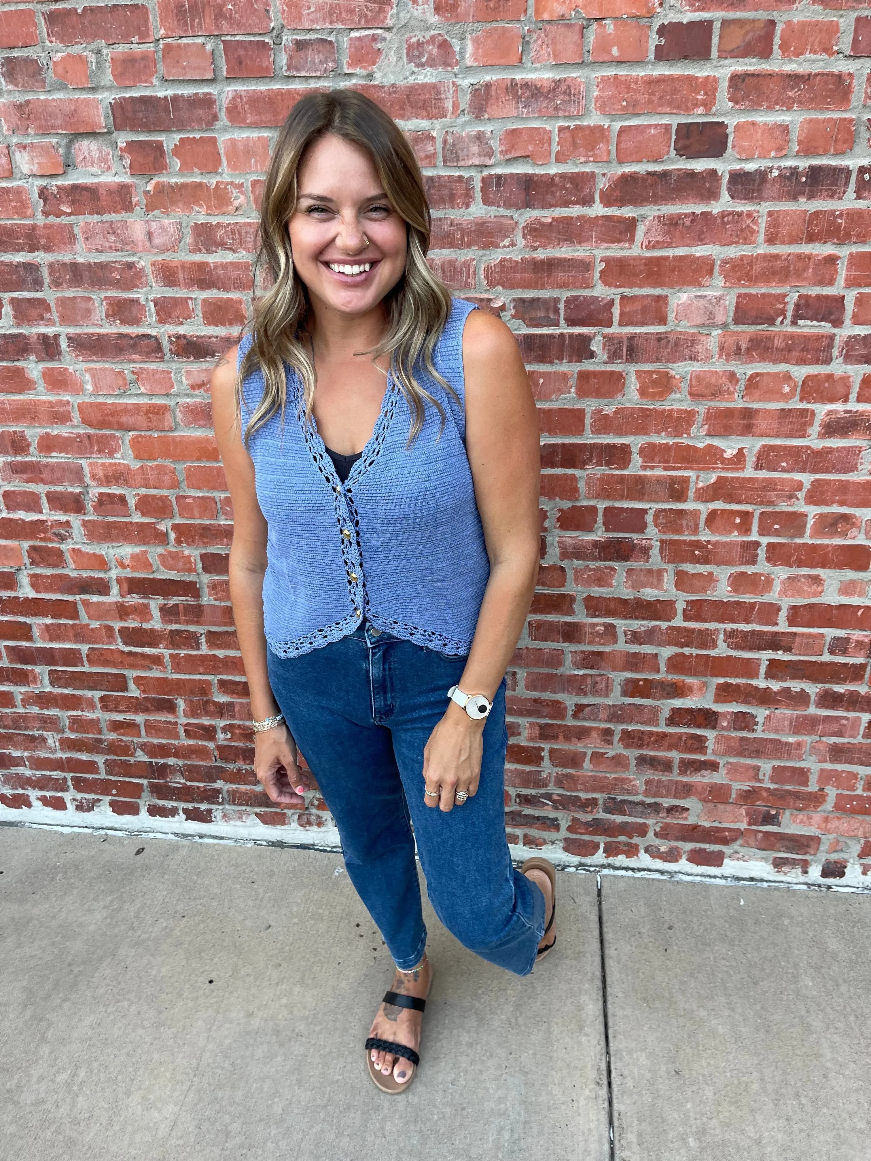 Lavender Fields Crochet Vest