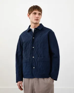 Light Quilt Jacket Dark Navy