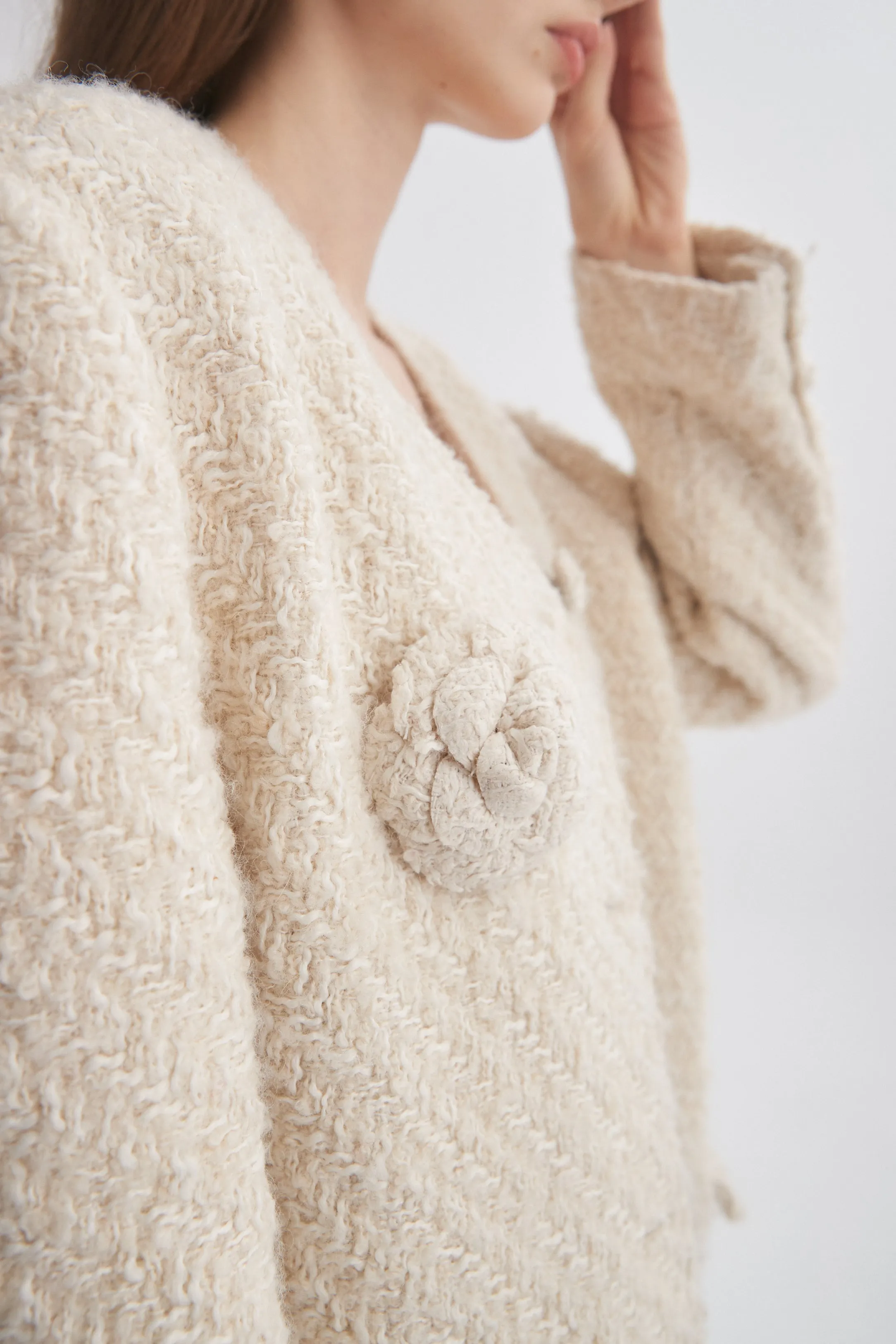 Light Textured Tweed Jacket