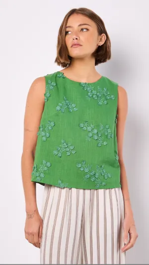 LINEN SHELL TOP